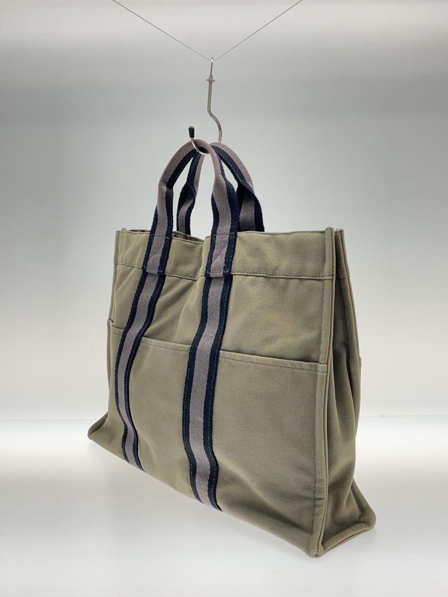 HERMES◇フールトゥ/トートバッグ/キャンバス/GRY - その他 HERMES◇フールトゥ/トートバッグ/キャンバス/GRY - その他