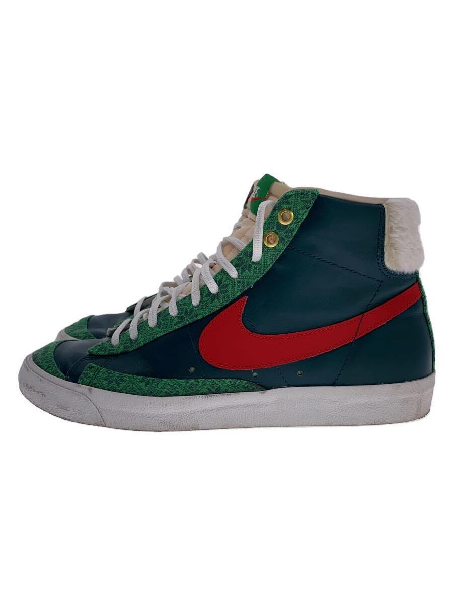 NIKE◆BLAZER MID_ブレーザー ミッド/27cm/GRN