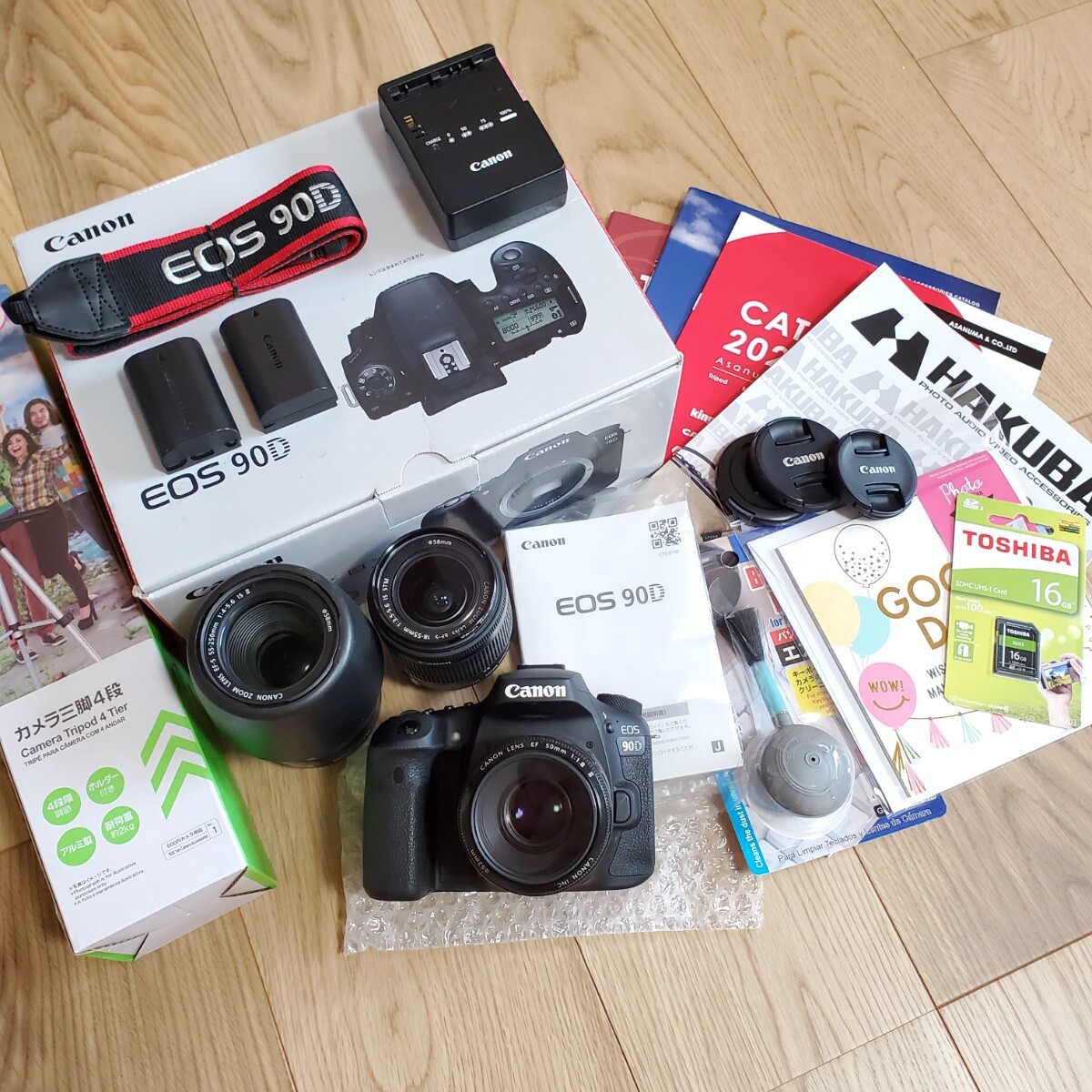長期保証 EOS 90D 純正レンズ3本&おまけレンズ2本 届いてスグ 長期保証 EOS 90D 純正レンズ3本&おまけレンズ2本 届いてスグ