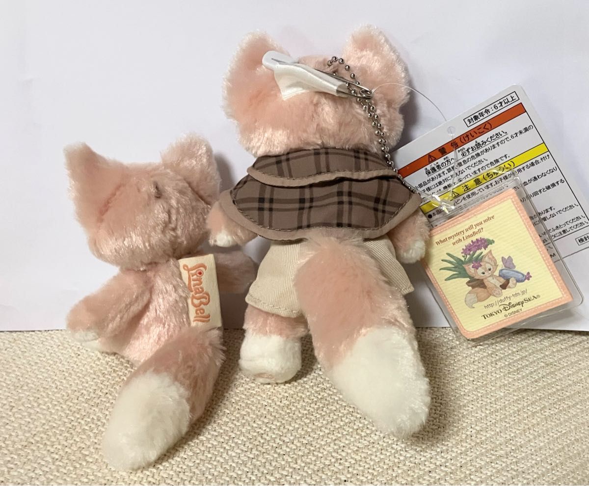 リーナベル ぬいぐるみバッジ(新品)& ストラップ ディズニー リーナベル ぬいぐるみバッジ(新品)& ストラップ ディズニー
