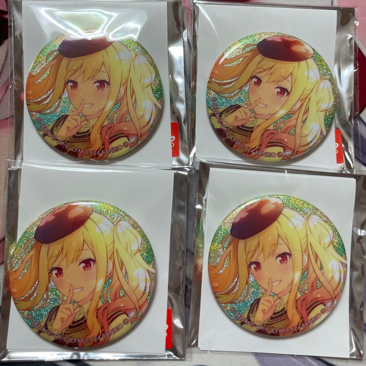 プロセカ サンリオ コラボ 缶バッジ 天馬咲希 ポムポムプリン プロセカ サンリオ コラボ 缶バッジ 天馬咲希 ポムポムプリン
