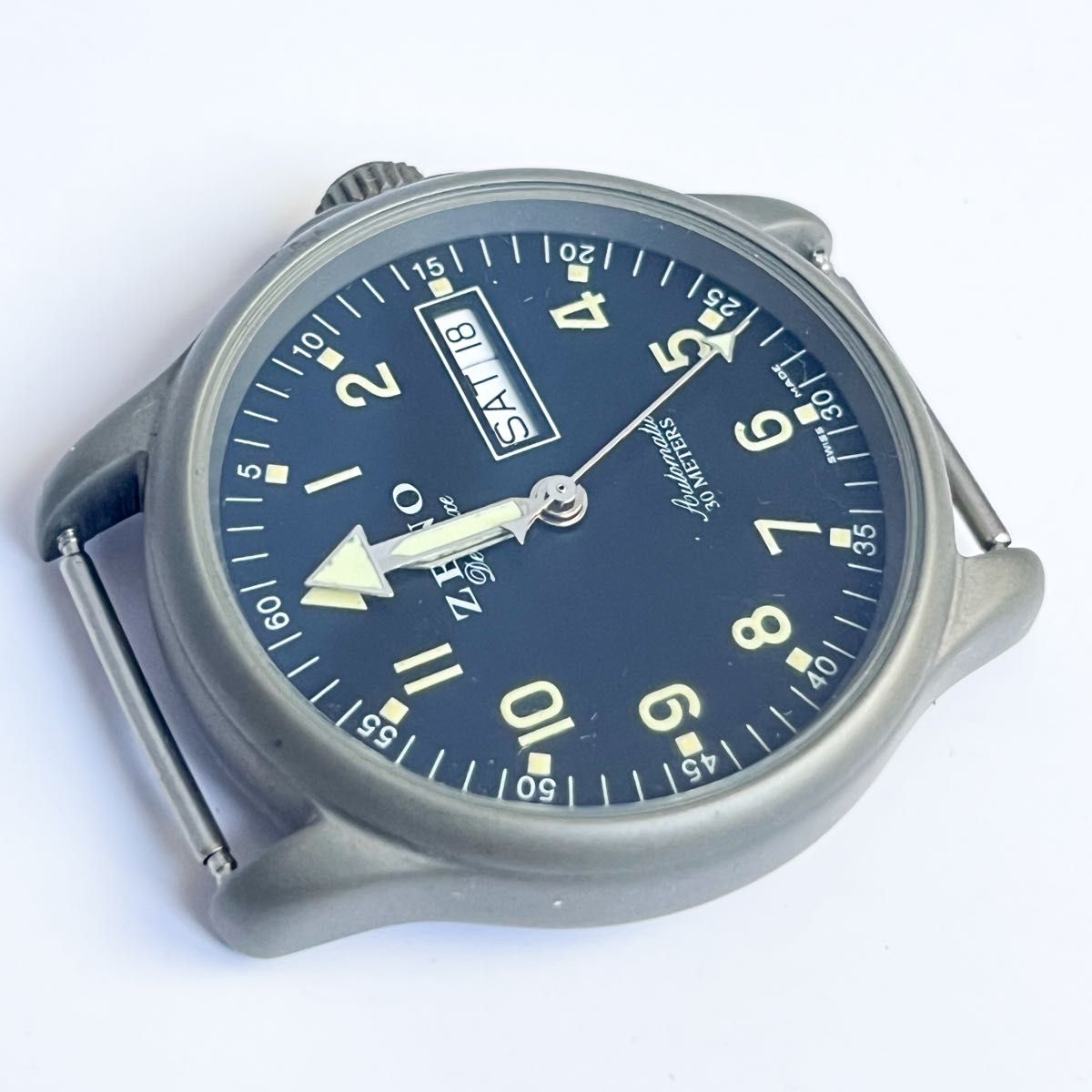 稼働 美品 ゼノ ZENO WATCH BASEL ARMY DELUXE 自動巻き 稼働 美品 ゼノ ZENO WATCH BASEL ARMY DELUXE 自動巻き