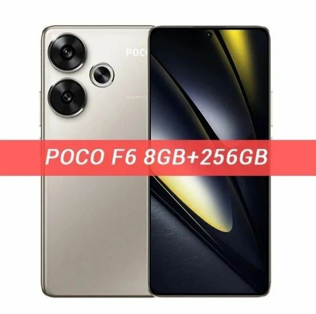 新品未開封品】Xiaomi POCO F6 Titanium 8GB RAM 256GB ROM 新品未開封品】Xiaomi POCO F6 Titanium 8GB RAM 256GB ROM