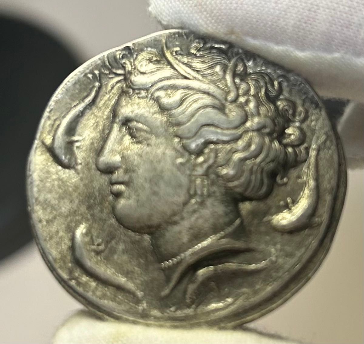 ギリシャ古銭 、古代ギリシャ　銀貨、コイン、古銭　旧家蔵出し、骨董品 古銭 硬貨 銀貨 貨幣