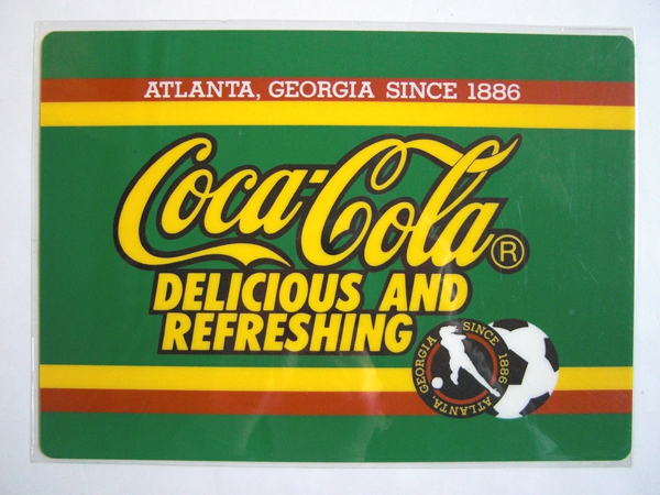 ♪新品♪CocaCola(コカコーラ) 下敷き★緑×緑★ ATLANTA_画像1