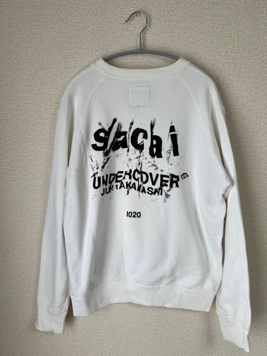 sacai UNDERCOVER スウェット トレーナー 白 Mサイズ|Yahoo sacai UNDERCOVER スウェット トレーナー 白 Mサイズ|Yahoo