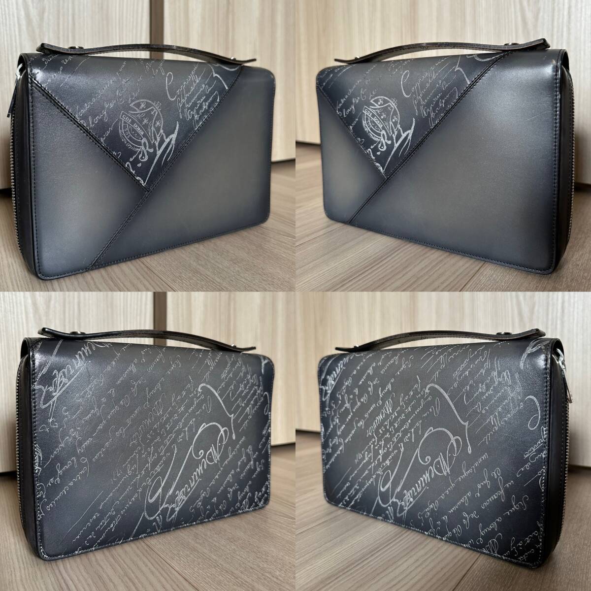 特注36万 Berluti ITAUBA WIDE Scritto Leather Patch Work 特注36万 Berluti ITAUBA WIDE Scritto Leather Patch Work