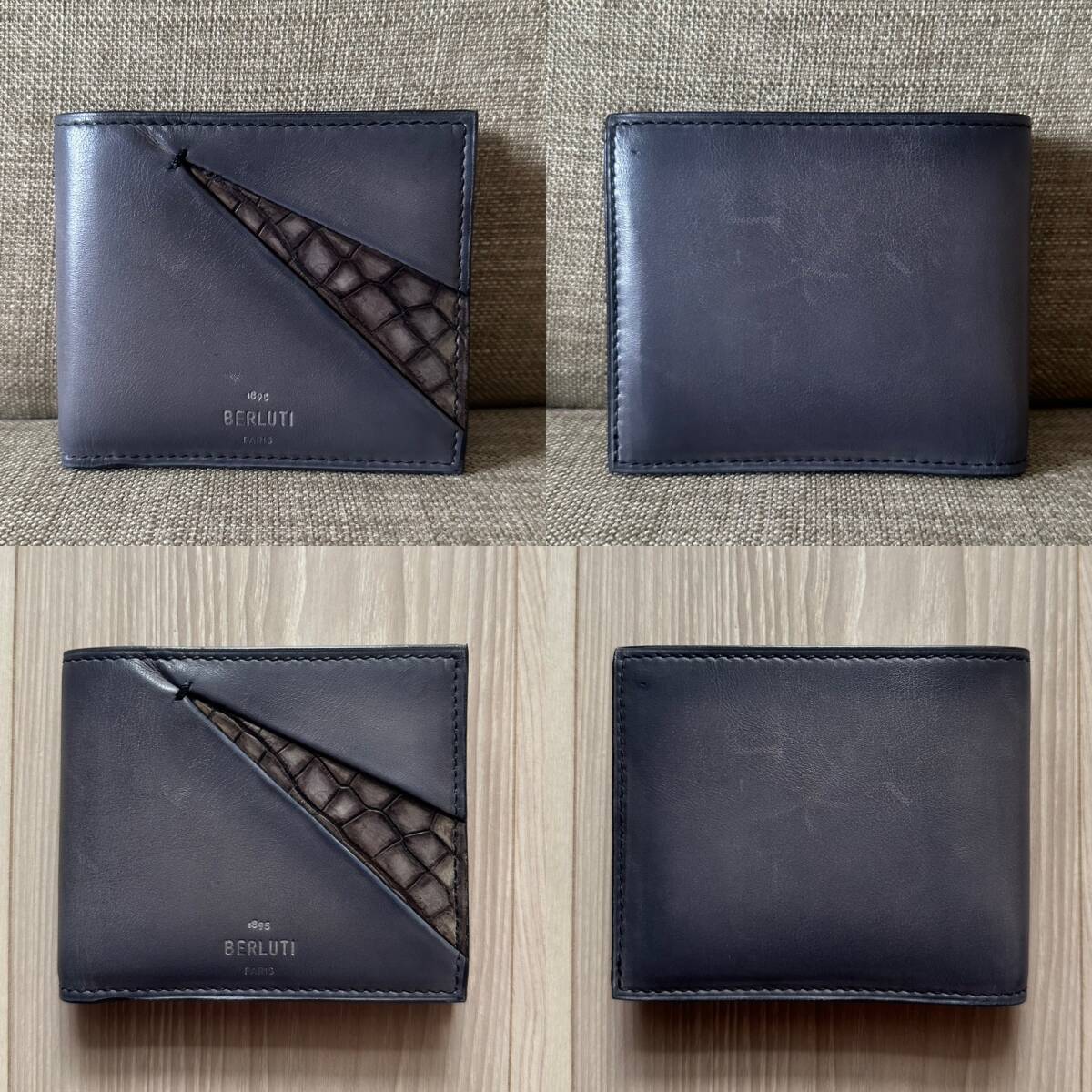 特注28万 Berluti MAKORE ALLIGATOR LIGHT ALUMINIO 特注28万 Berluti MAKORE ALLIGATOR LIGHT ALUMINIO