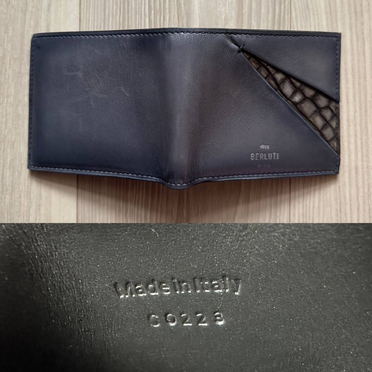 特注28万 Berluti MAKORE ALLIGATOR LIGHT ALUMINIO 特注28万 Berluti MAKORE ALLIGATOR LIGHT ALUMINIO