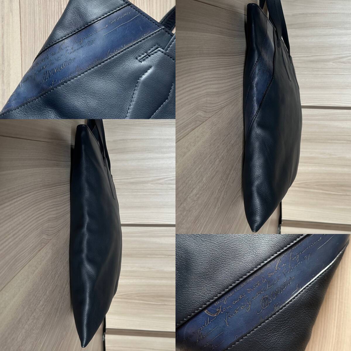 特注60万 Berluti Vitellofiore Patine Leather Tote Bag 特注60万 Berluti Vitellofiore Patine Leather Tote Bag