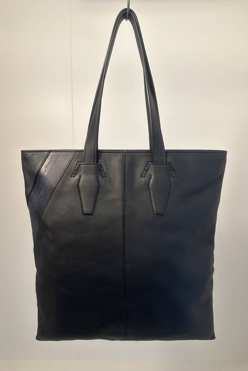 特注60万 Berluti Vitellofiore Patine Leather Tote Bag 特注60万 Berluti Vitellofiore Patine Leather Tote Bag