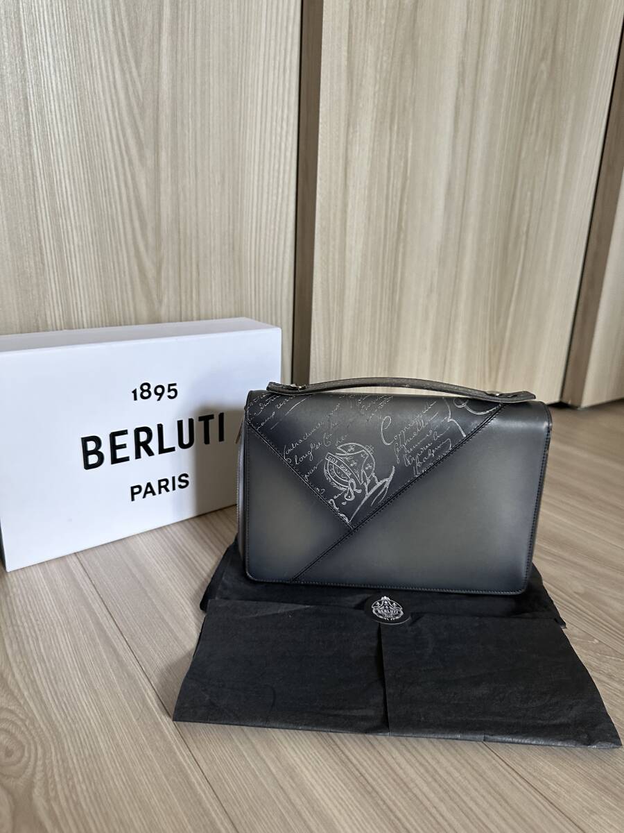 特注36万 Berluti ITAUBA WIDE Scritto Leather Patch Work 特注36万 Berluti ITAUBA WIDE Scritto Leather Patch Work