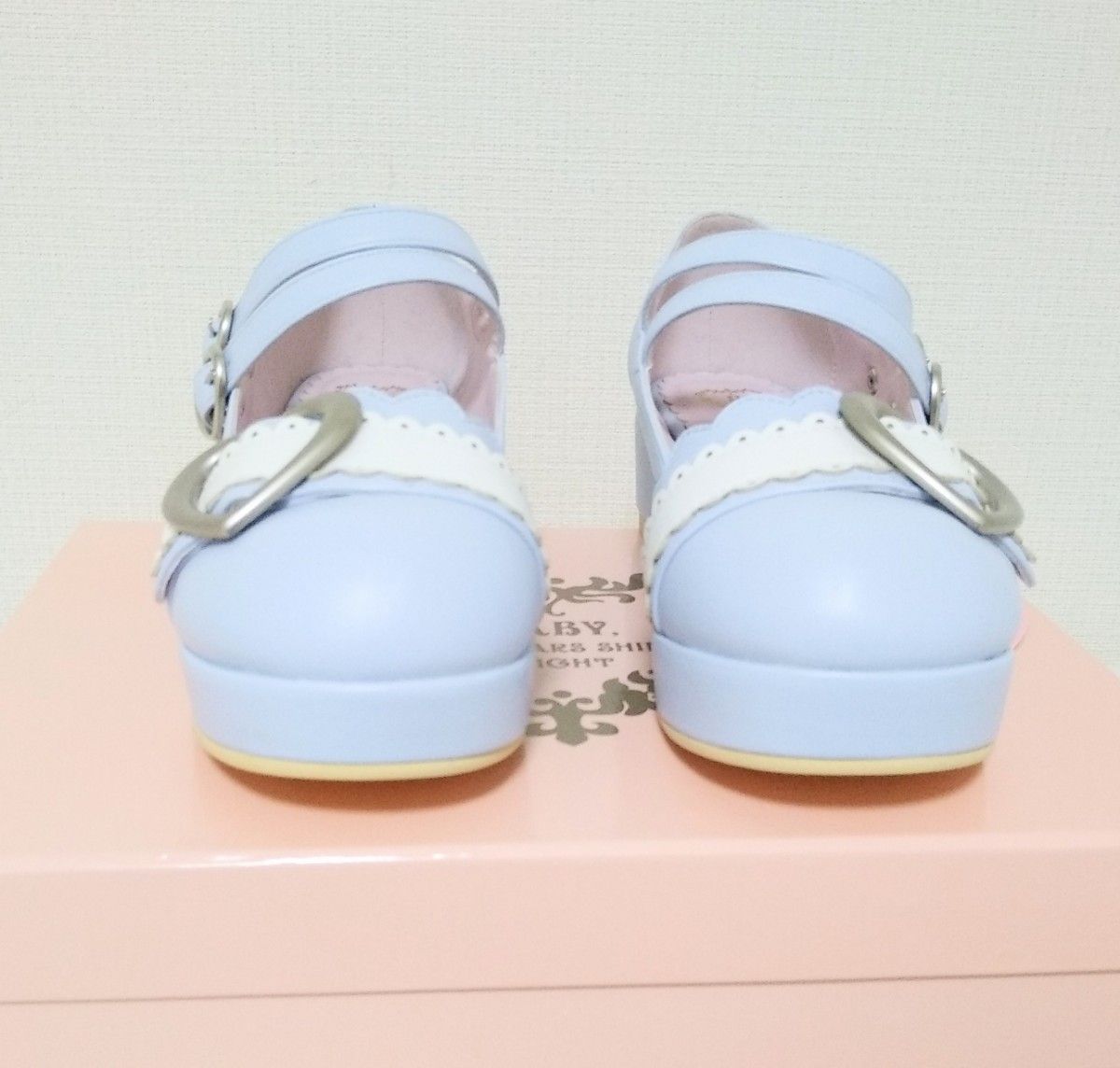 BABY THE STARS SHINE BRIGHT ハートバックルシューズ Sサイズ BABY THE STARS SHINE BRIGHT ハートバックルシューズ Sサイズ