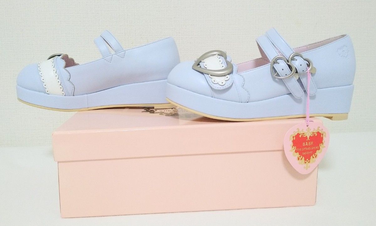 BABY THE STARS SHINE BRIGHT ハートバックルシューズ Sサイズ BABY THE STARS SHINE BRIGHT ハートバックルシューズ Sサイズ