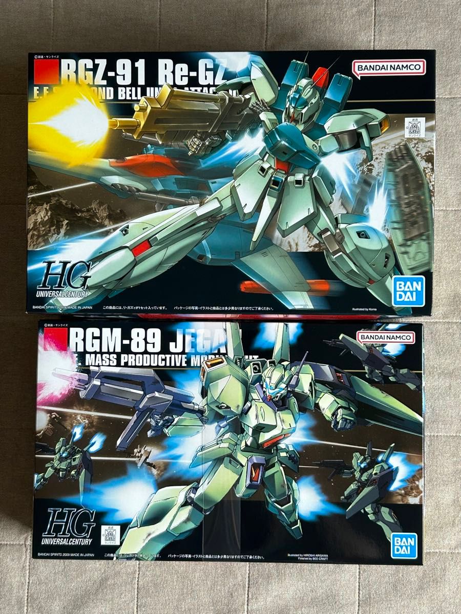 【2品セット】HG ジェガン/リガズィ【新品未開封】 2点セット HGUC 1/144 リ・ガズィ / ジェガン 未組立品 HG ハイ
