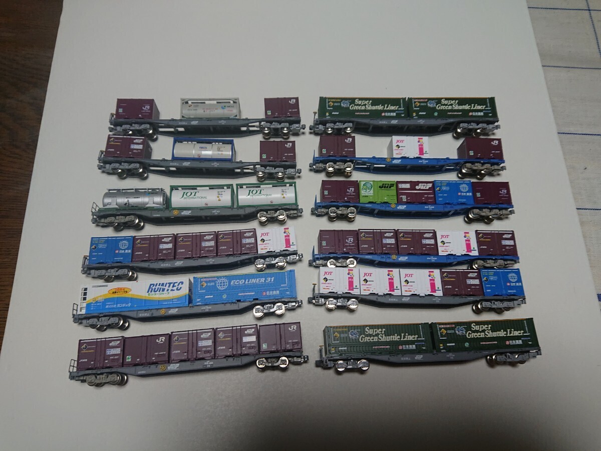 12両】 コキ107-74 コキ106-421等… 貨物列車 コンテナ積載 Tomix 12両】 コキ107-74 コキ106-421等… 貨物列車 コンテナ積載 Tomix