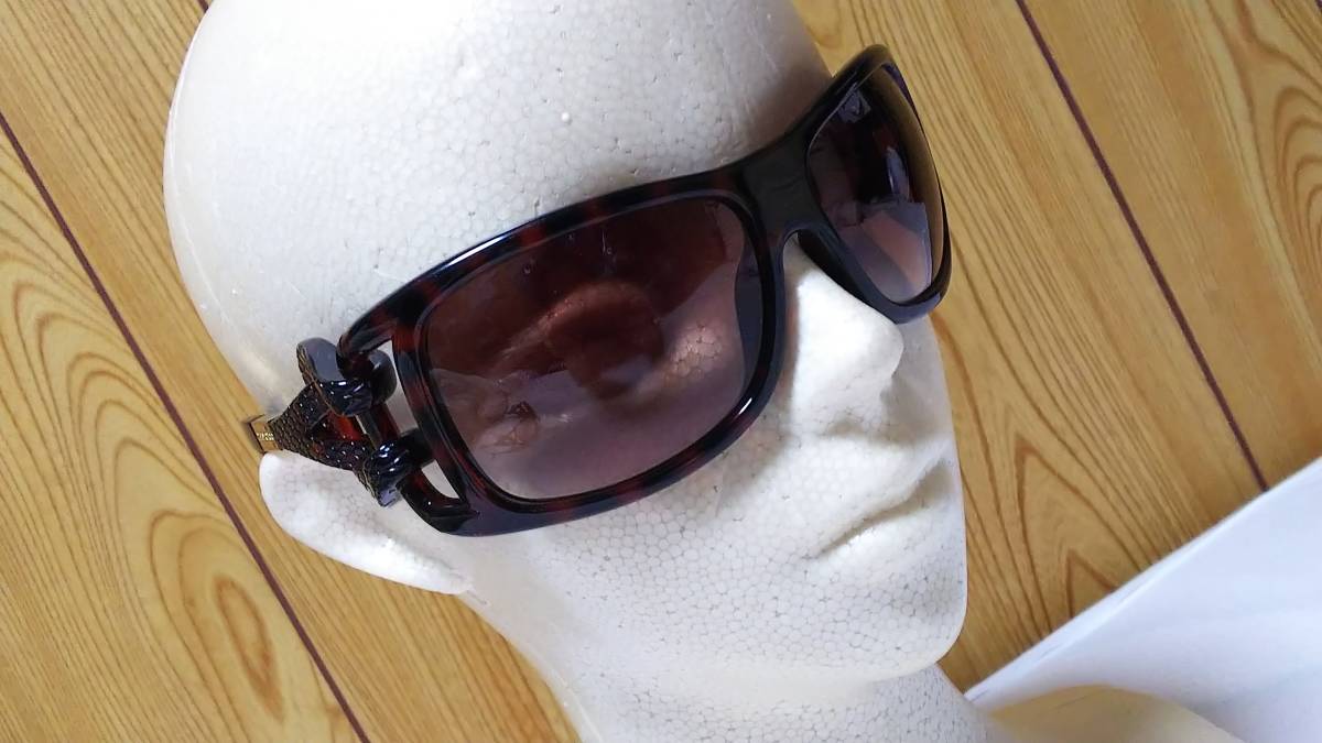 正規美品 hyde着 同型 JIMMY CHOOジミーチュウ スネークサングラス茶