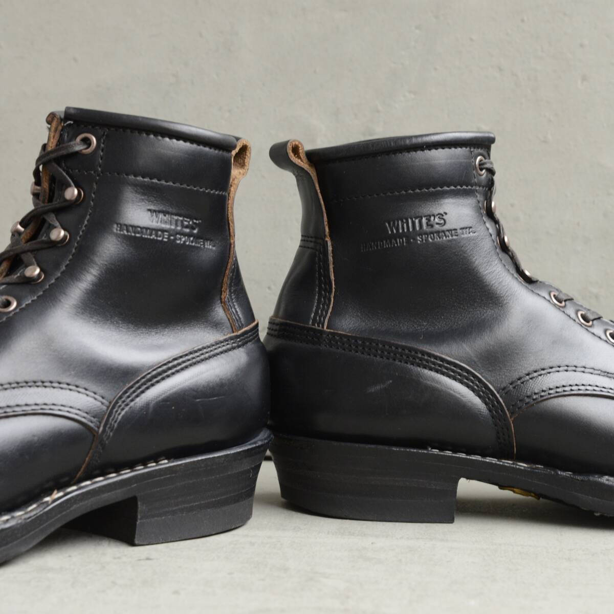 箱付き良品】【size9 5C】 ホワイツ ブーツ クルーザー 黒 箱付き良品】【size9 5C】 ホワイツ ブーツ クルーザー 黒