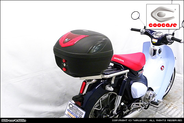 ホンダ スーパーカブ C125(JA48)用リアボックス(COOCASE)付きダブル