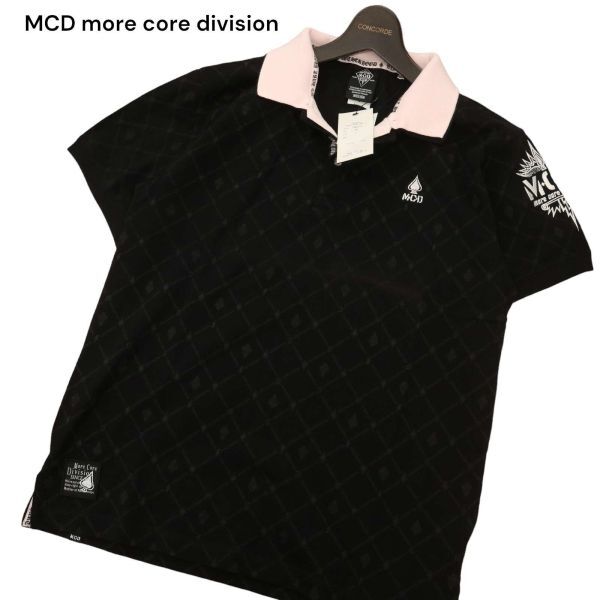 未使用☆ MCD more core division エムシーディー 春夏 ロゴ刺繍 未使用☆ MCD more core division エムシーディー 春夏 ロゴ刺繍