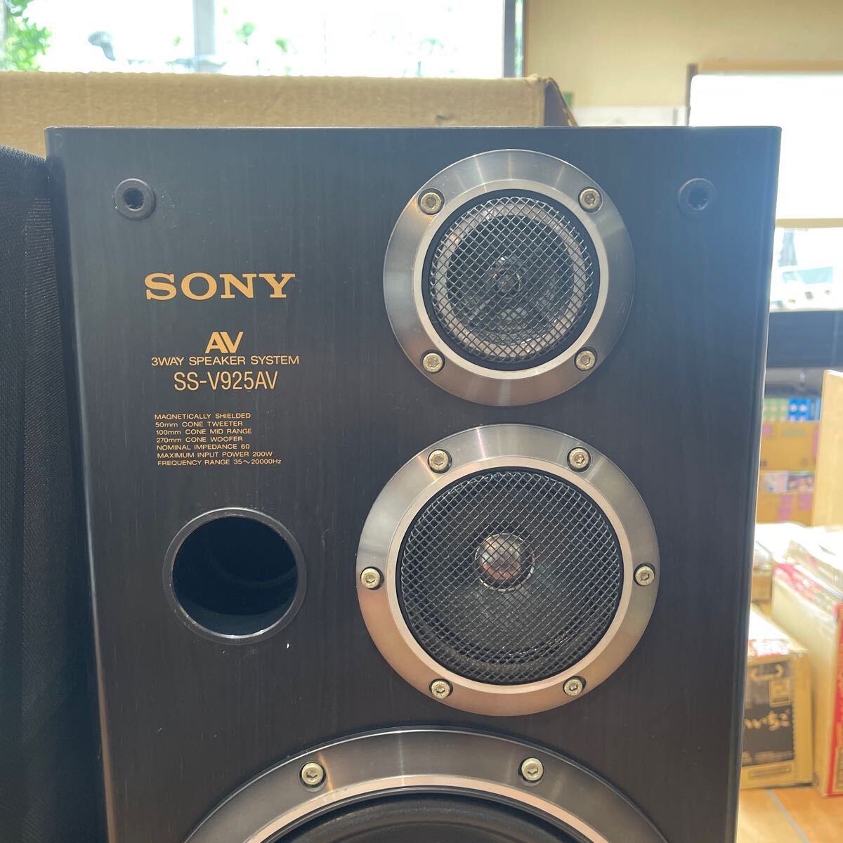 Y610. 4. SONY SS-V925AV スピーカーペア 音出確認済 中古品. 元 Y610. 4. SONY SS-V925AV スピーカーペア 音出確認済 中古品. 元