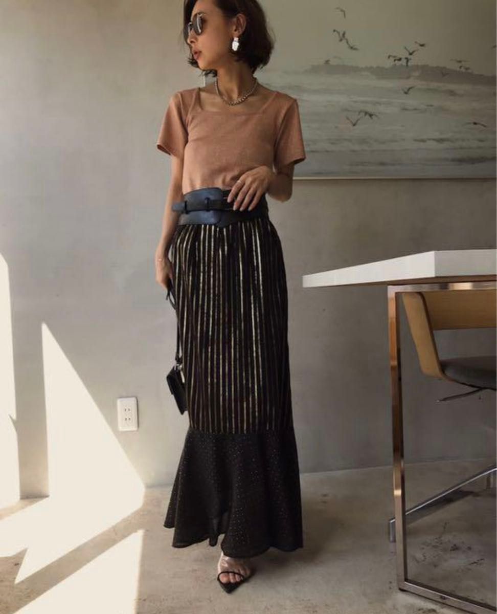 Ameri VINTAGE AMERI アメリヴィンテージ BIG WAIST BELT SKIR Ameri VINTAGE AMERI アメリヴィンテージ BIG WAIST BELT SKIR