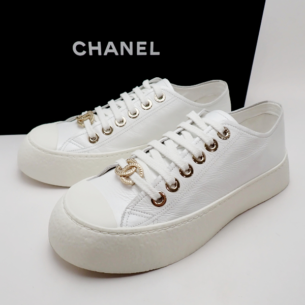 Yahoo!オークション - CHANEL スニーカー サイズ35 22cm相当 Yahoo!オークション - CHANEL スニーカー サイズ35 22cm相当