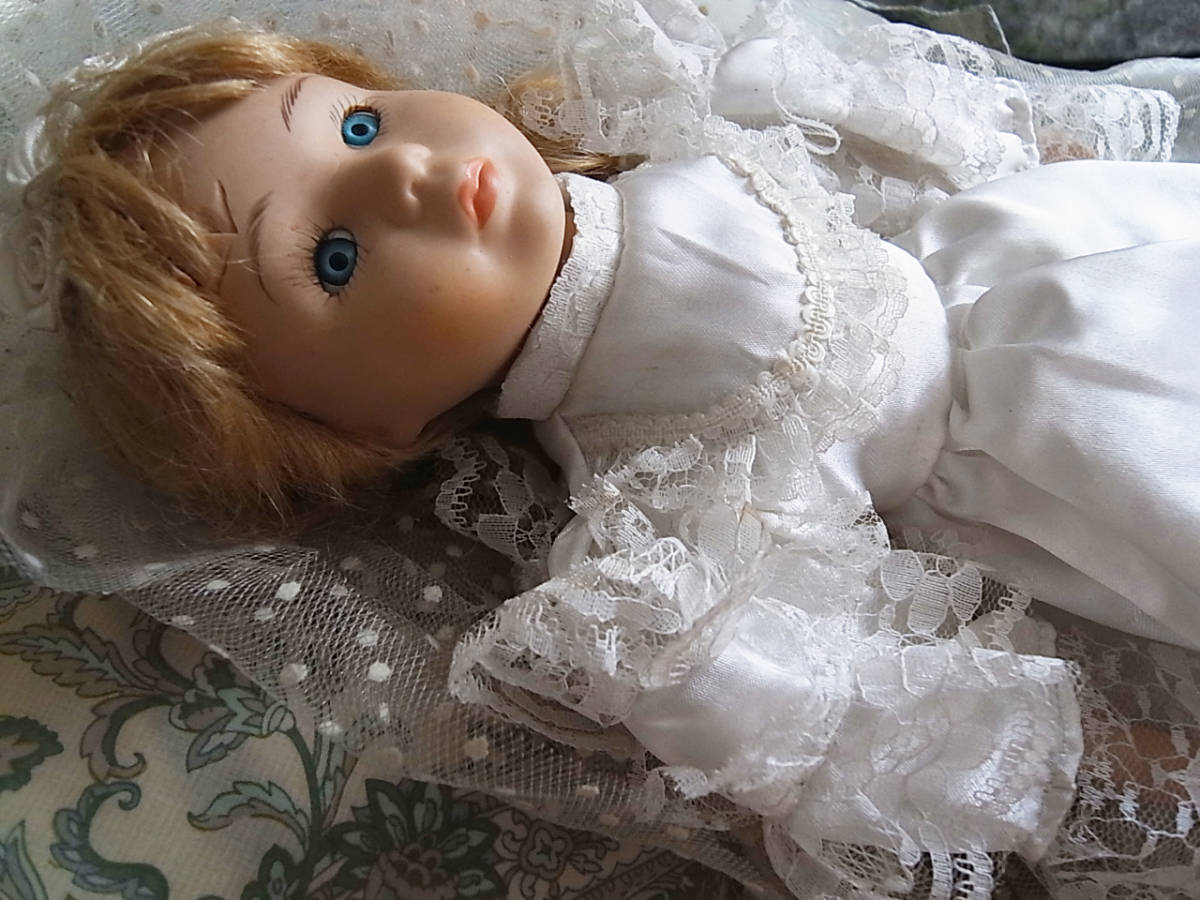 特注 ビスクドール☆ウェディングドレス おもちゃ/人形