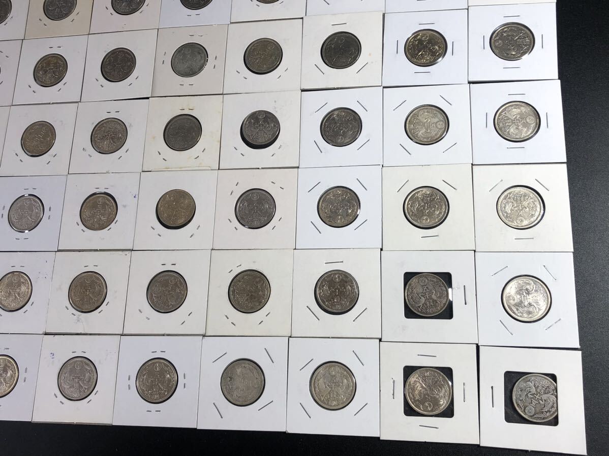 1000円~□☆日本古銭☆50銭銀貨 年代色々 鳳凰 大正11 1000円~□☆日本古銭☆50銭銀貨 年代色々 鳳凰 大正11