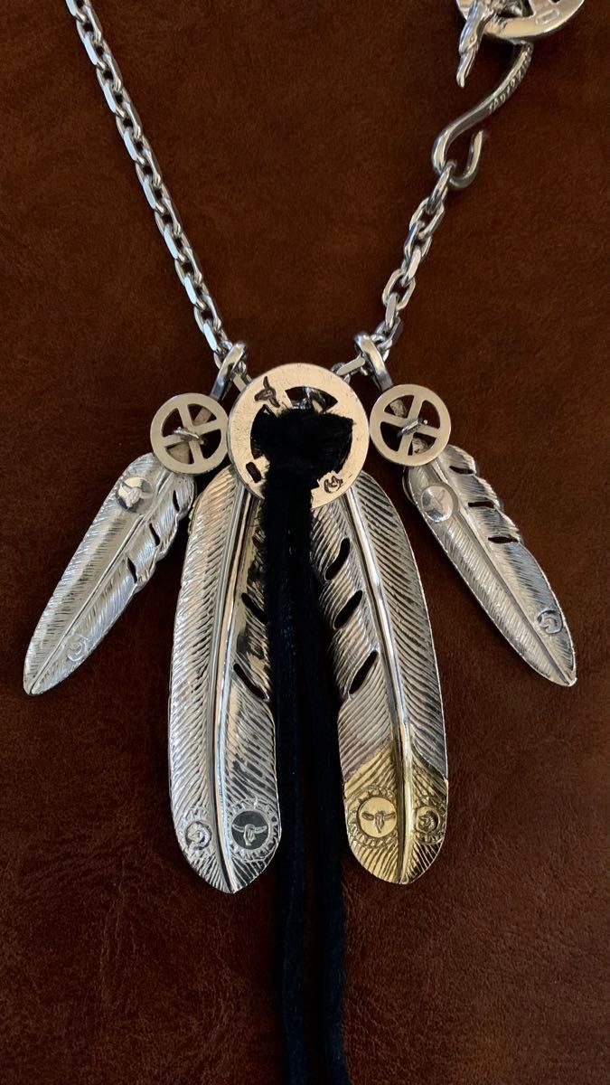総額¥480 700】tady&king キムタク神セット フェザー silver k18 総額¥480 700】tady&king キムタク神セット フェザー silver k18