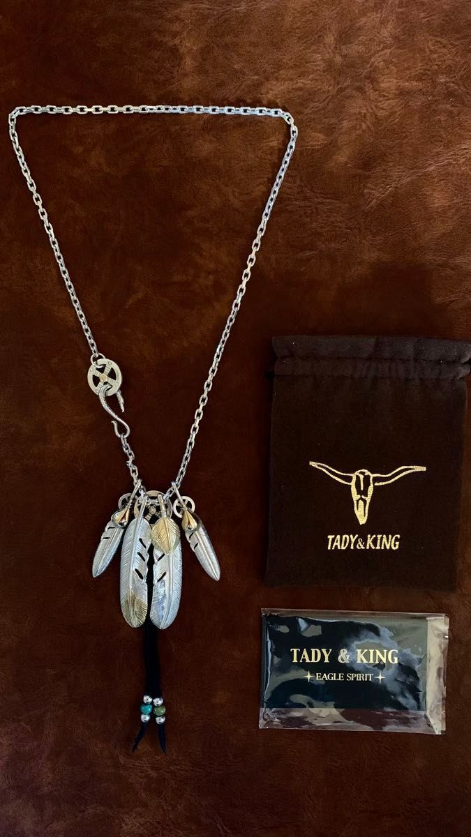 総額¥480 700】tady&king キムタク神セット フェザー silver k18 総額¥480 700】tady&king キムタク神セット フェザー silver k18