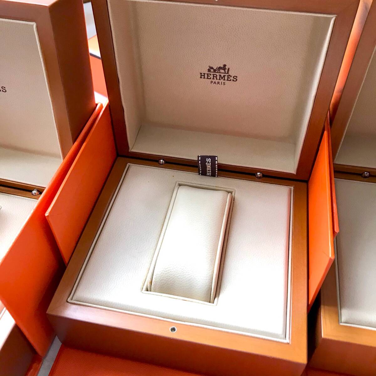 豊富な，新作登場 エルメス 時計の箱 3個 木製ケース