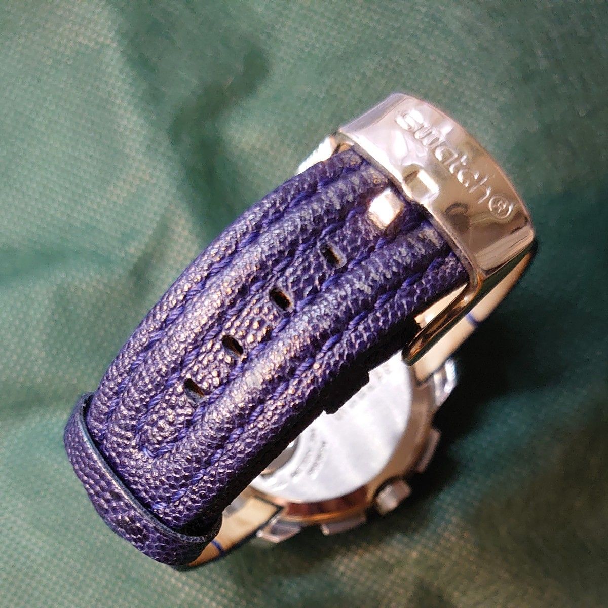 swatch レトログラード 稼働中 クロノグラフ irony スウォッチ swatch レトログラード 稼働中 クロノグラフ irony スウォッチ