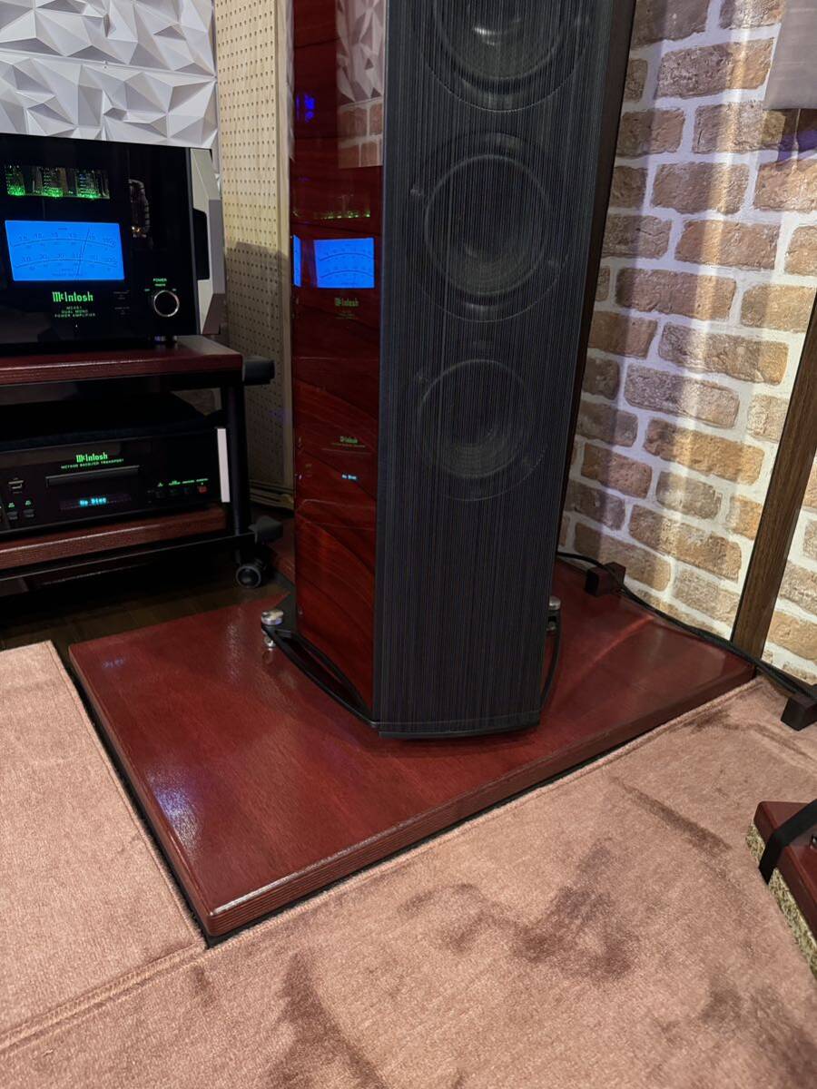 特注品 オーディオボード 1セット(2枚) アピトン合板 未使用 特注品 オーディオボード 1セット(2枚) アピトン合板 未使用