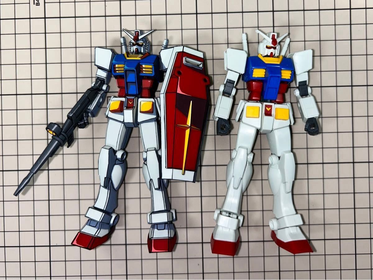 ガンダム EG RX-78 ガンプラ 塗装済み完成品 アニメ塗り 二次元 ガンダム EG RX-78 ガンプラ 塗装済み完成品 アニメ塗り 二次元
