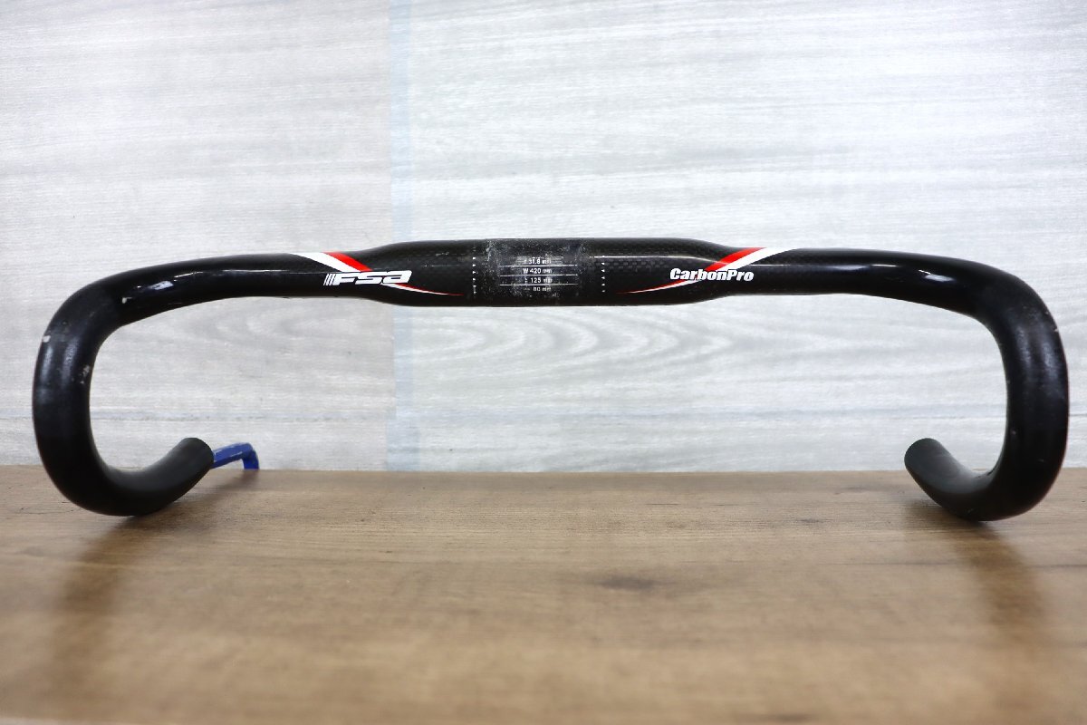 FSA Carbon Pro　420mm(C-C)　Φ31.8　カーボンラップ　アルミ　ドロップハンドル　コンパクト形状　FullSpeedAhead　cicli17　H1