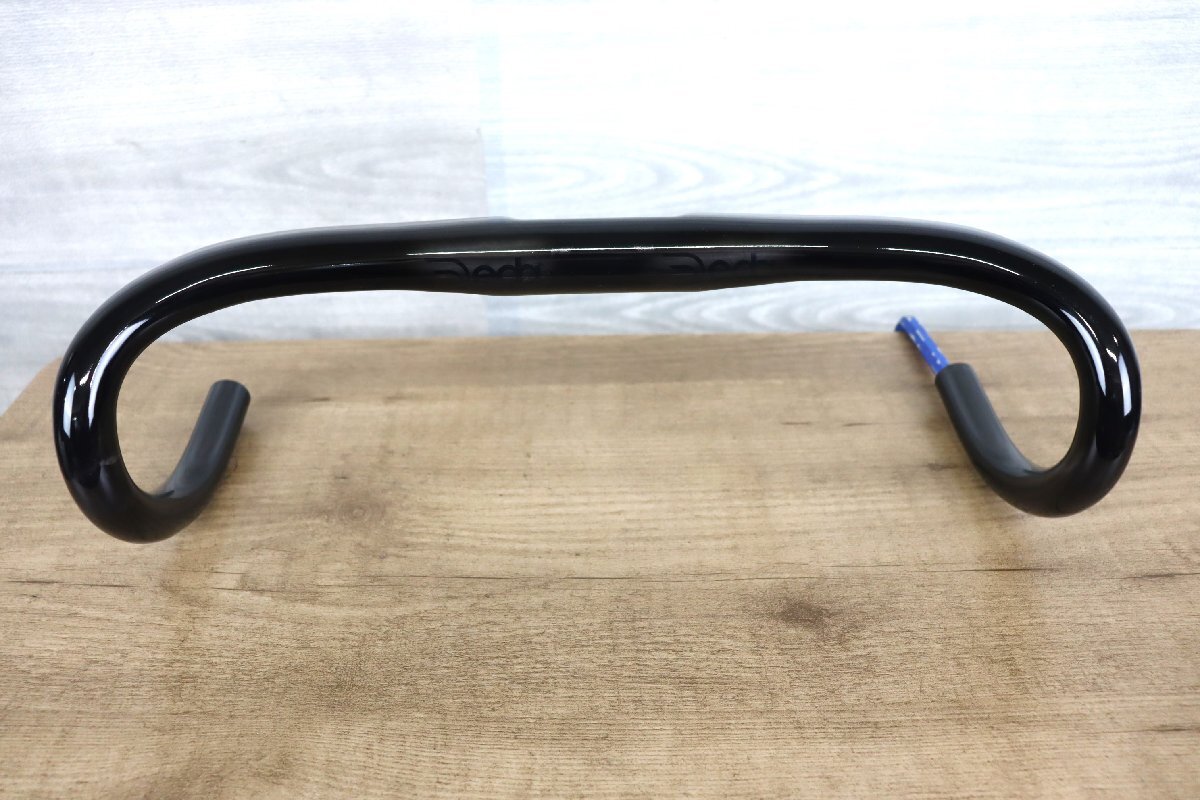 美品 Deda SUPER ZERO CARBON デダ スーパーゼロ カーボン Φ31.7 420mm(C-C) RHM形状 エアロ ドロップハンドル cicli17 53