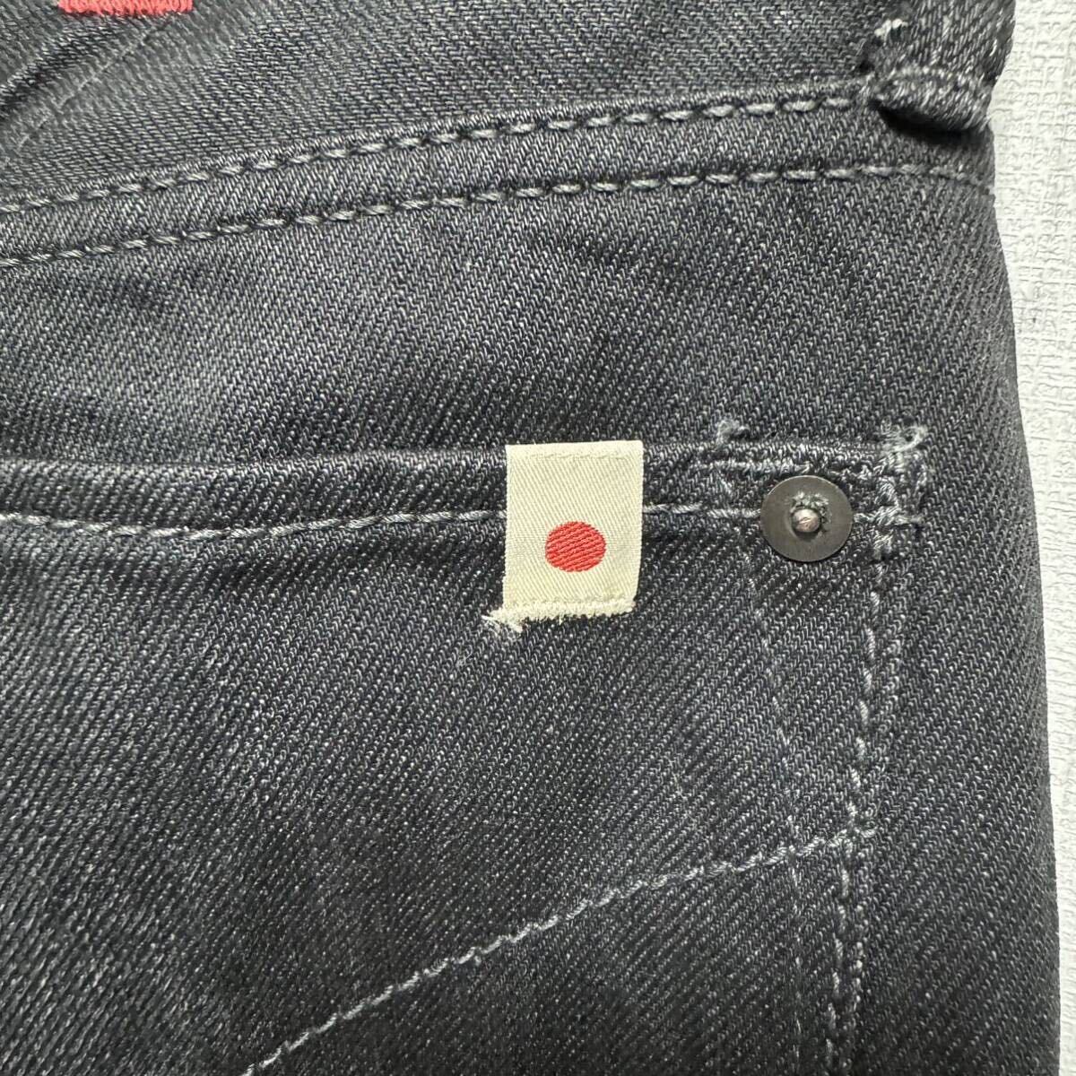 美品】DeeTA 鬼ヒゲ ハチノス ブラックフレアデニム 日本製 美品】DeeTA 鬼ヒゲ ハチノス ブラックフレアデニム 日本製