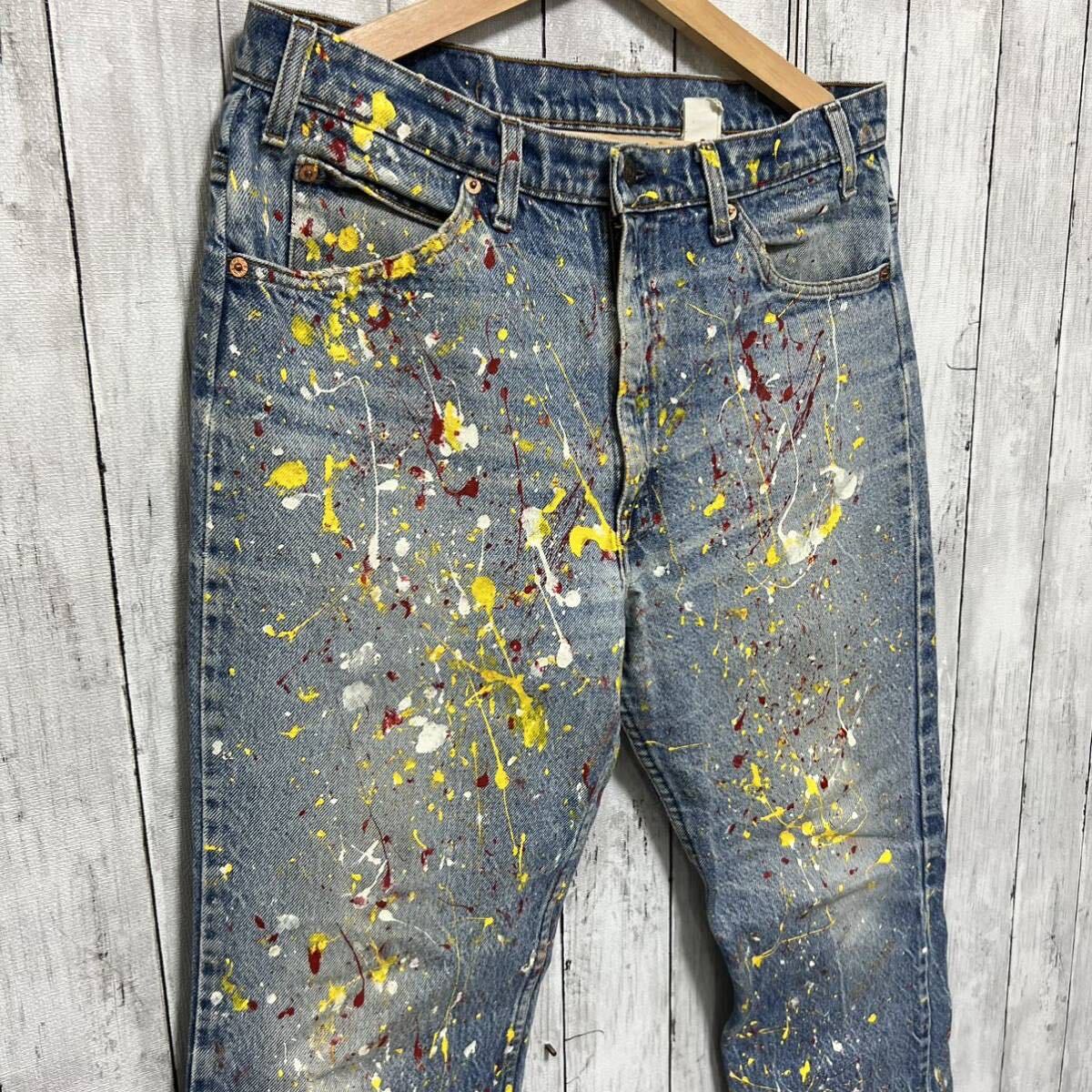 Levi's 517ペンキ加工ペイントデニム アメリカ製|Yahoo!フリマ Levi's 517ペンキ加工ペイントデニム アメリカ製|Yahoo!フリマ