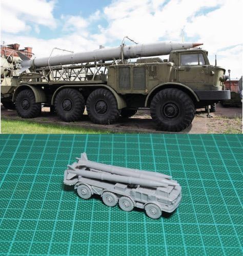 レジンキット 1/144 Russian Frog 7 Luna-M Rocket Launching & Reloading Vehicle_画像5