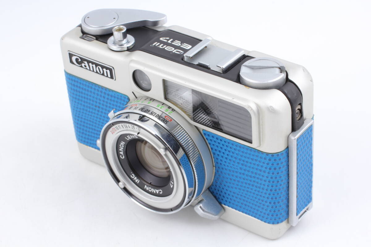並品 整備済】ブルー Canon Demi EE17 ハーフフレームカメラ 並品 整備済】ブルー Canon Demi EE17 ハーフフレームカメラ