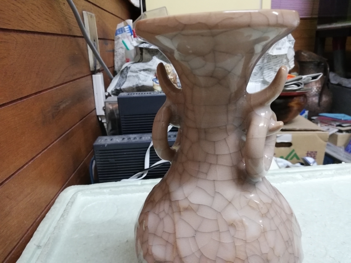 旧家買出し品花瓶？壷中国古美術時代もの同梱包可能高さ23.5