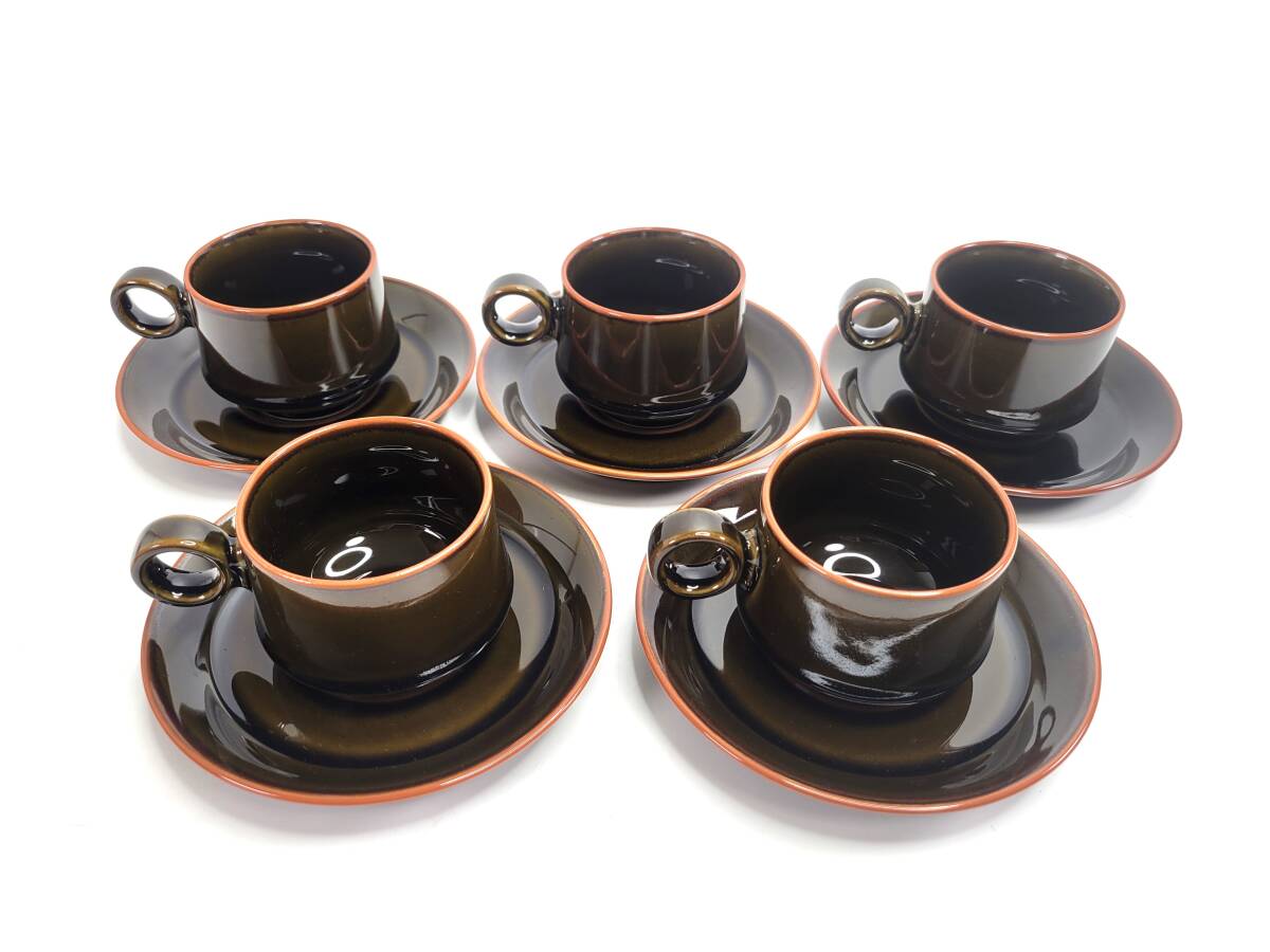ノリタケ フォークストーン カップ&ソーサー5客セット ノリタケ フォークストーン カップ&ソーサー5客セット