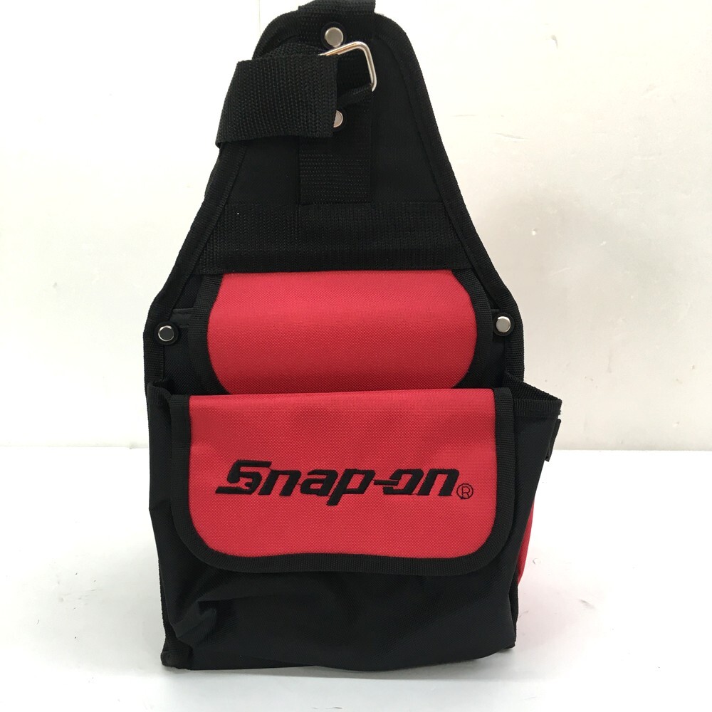 *[ включение в покупку возможно ][80] б/у товар Snap-on Snap-on инструмент сумка сумка для инструментов инструмент сопутствующие товары работа для сумка ручная сумка сумка красный × черный 