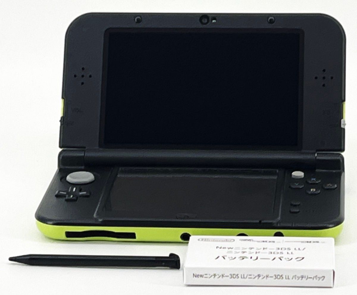 新品バッテリー付き 中古ゲーム機 Newニンテンドー3DS LL ライム 新品バッテリー付き 中古ゲーム機 Newニンテンドー3DS LL ライム