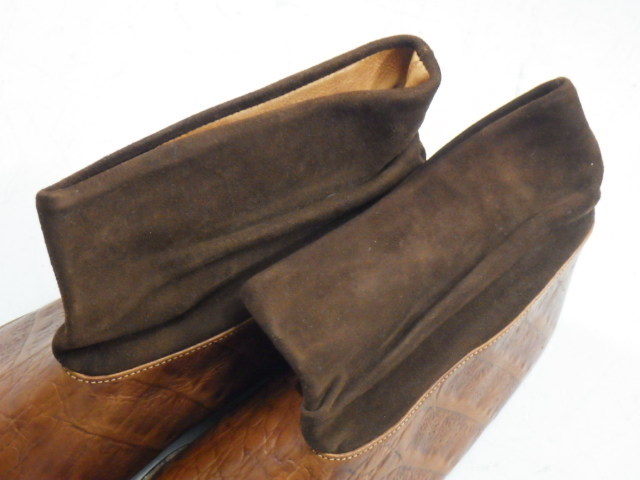 r9F235R　PROMO　scotts　From　CARLISLE　ENGLAND　ショートブーツ　ブラウン系　シューズ　靴　22.5ｃｍ /-_画像9
