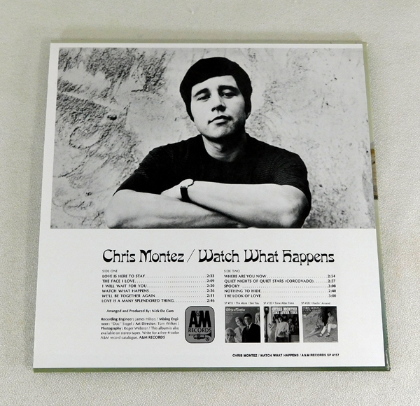 SHM-CD[ Chris * monte sChris Montez / love. . paper WATCH WHAT HAPPENS] the first times production limitation paper jacket specification UICY-75144