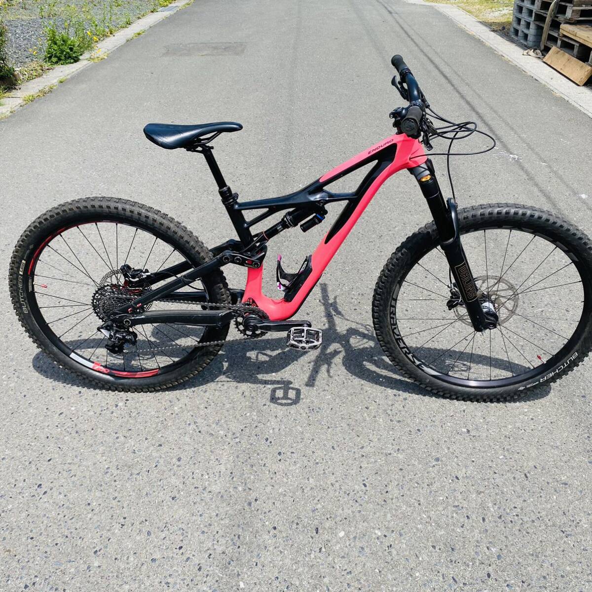 SPECIALIZED 2018 ENDURO FSR ELITE CARBON 27.5 フレームセット ホイールクランクなし