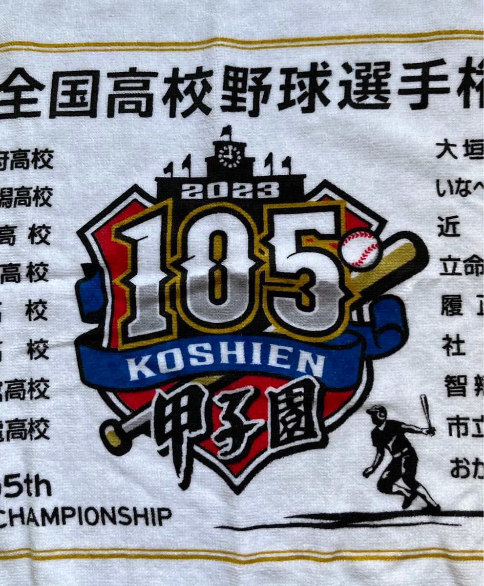 第105回 夏の全国高校野球 オリジナルタオル【未使用】全出場校 第105回 夏の全国高校野球 オリジナルタオル【未使用】全出場校
