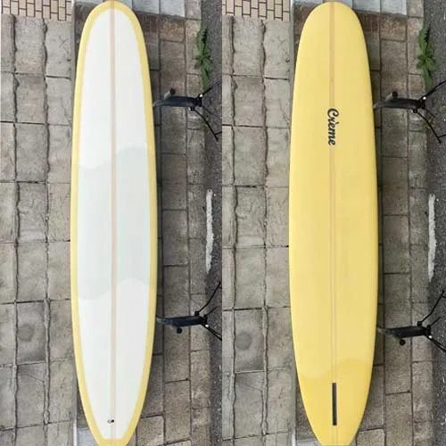 豪奢な 9.5ft Playdate クリーム プレイデート/Creme 中古サーフボード シングルフィン ロングボード 9.4フィート~